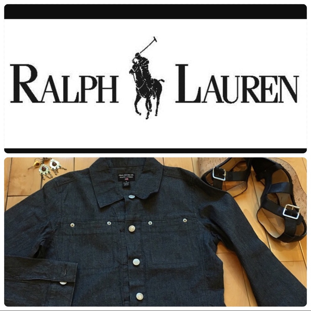 New POLO by Ralph Lauren jean jacket - Picture 1 of 8